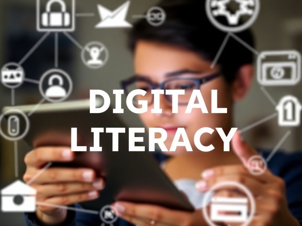 Persoană cu tabletă, interacționând cu tehnologia modernă.