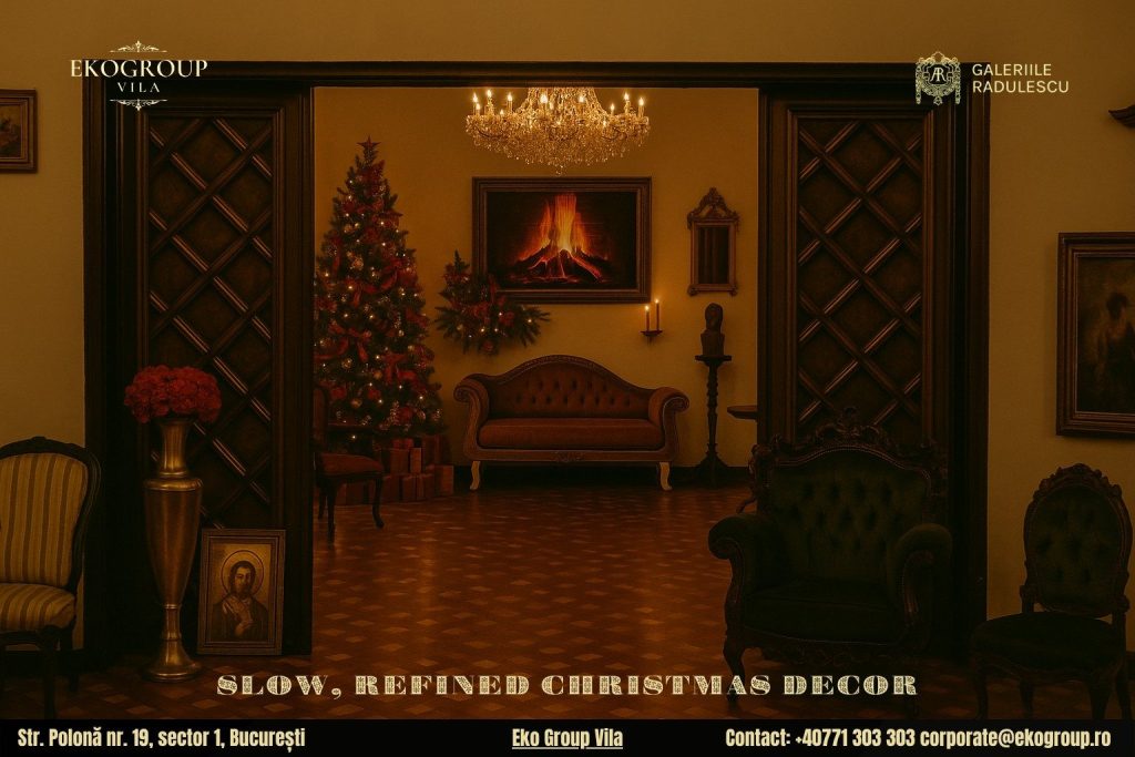 Decorațiuni de Crăciun: O Călătorie În Timp În Eleganța Crăciunului Anilor ’30 la Eko Group Vila