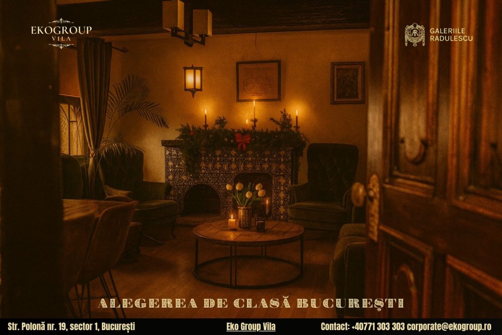 Destinații de Crăciun în București: Eleganța unui Crăciun al anilor ’30 la Eko Group Vila